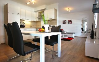 offener Wohn:Essbereich Musterwohnung